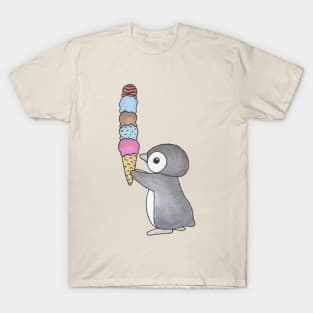 Ice Cream Penguin T-Shirt